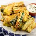Baked Garlic Parmesan Zucchini and Summer Squash Fries